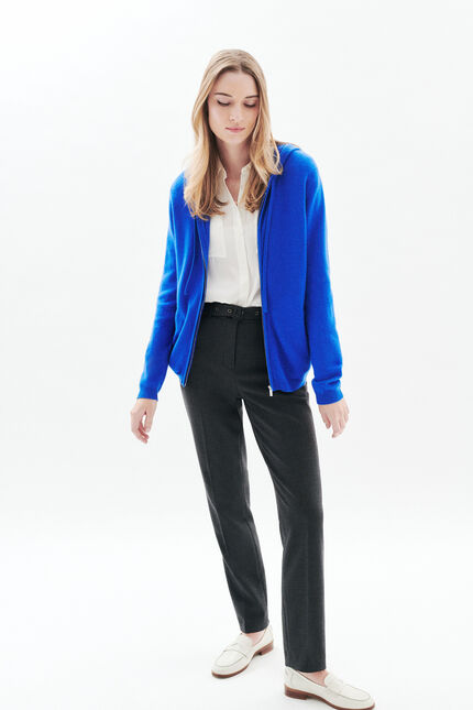 gilet basila bleu electrique femme