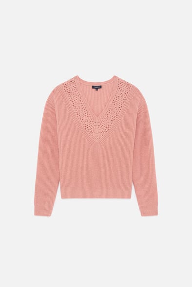 pull mrosa rose pastel femme Pull Mrosa rose pastel femme
