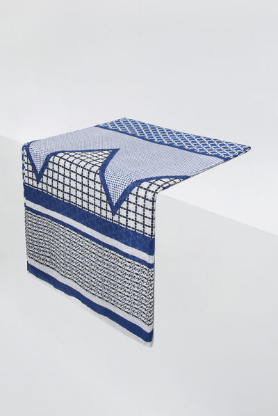 Foulard Estelle bleu ciel femme