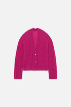 Melbourne cardigan fuchsia pink woman