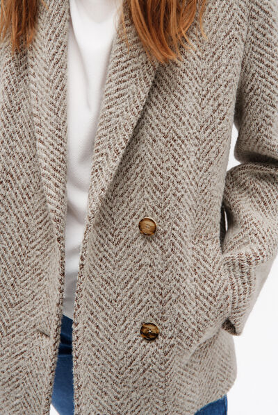 Jas Gabon cognac bruin vrouw