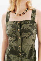 Ravy dress khaki green woman