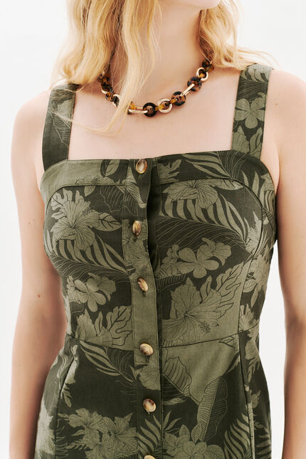 Abito Ravy verde cachi donna