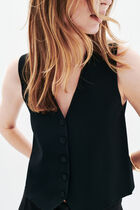 Mcarmen vest black woman
