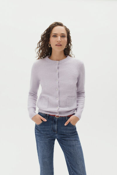 gilet dimitri parme femme