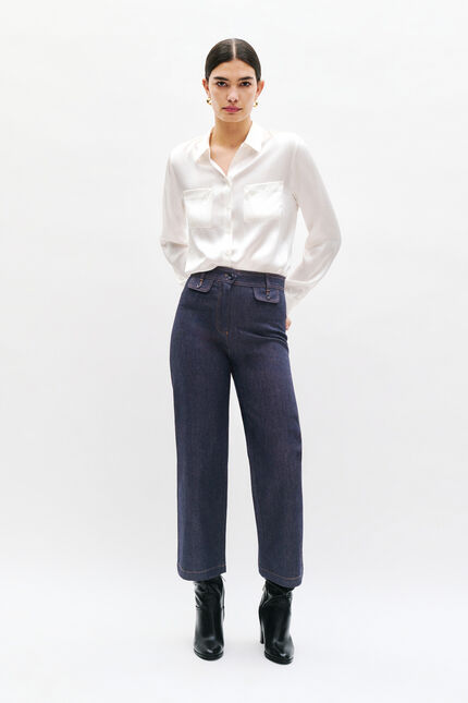 Jean teano denim double stone femme