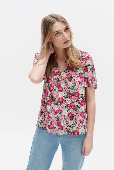Camisa Sun rosa mulher