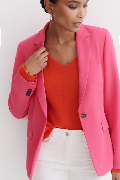 blazer antea b rose fushia femme