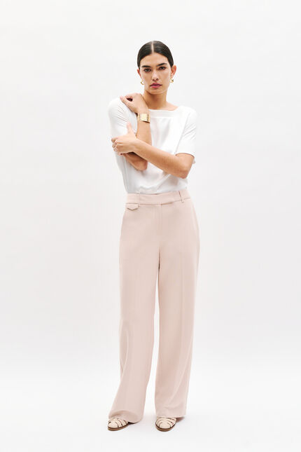 T-shirt trosi ivoire femme