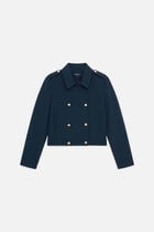 Vicomte jacket teal woman