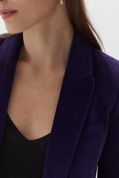 blazer aurora prune femme