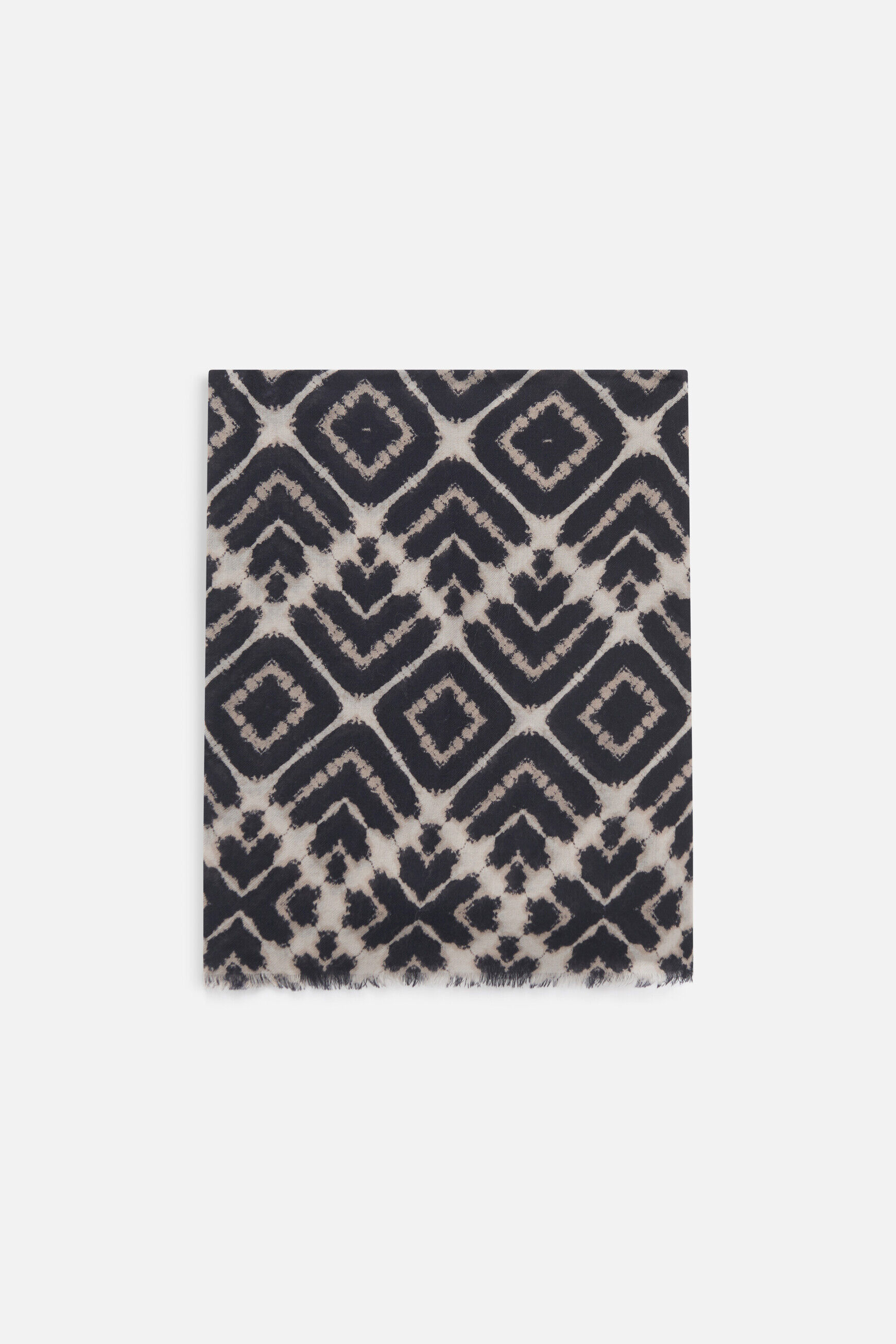 Foulard milady 100% laine noir femme