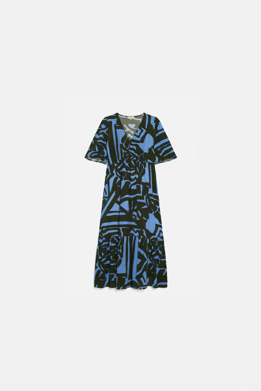 tania dress khaki green woman
