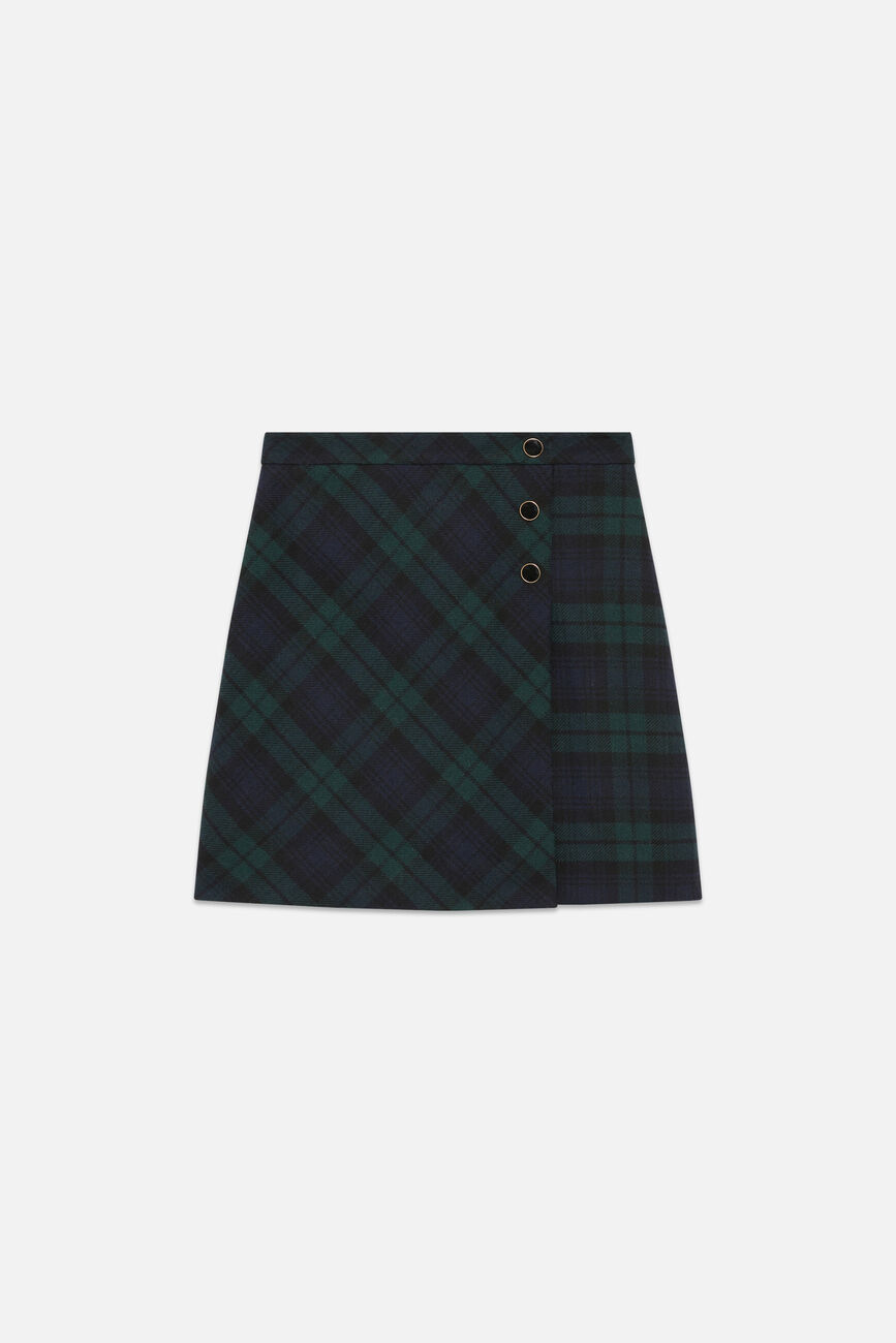 Justiane skirt navy blue woman