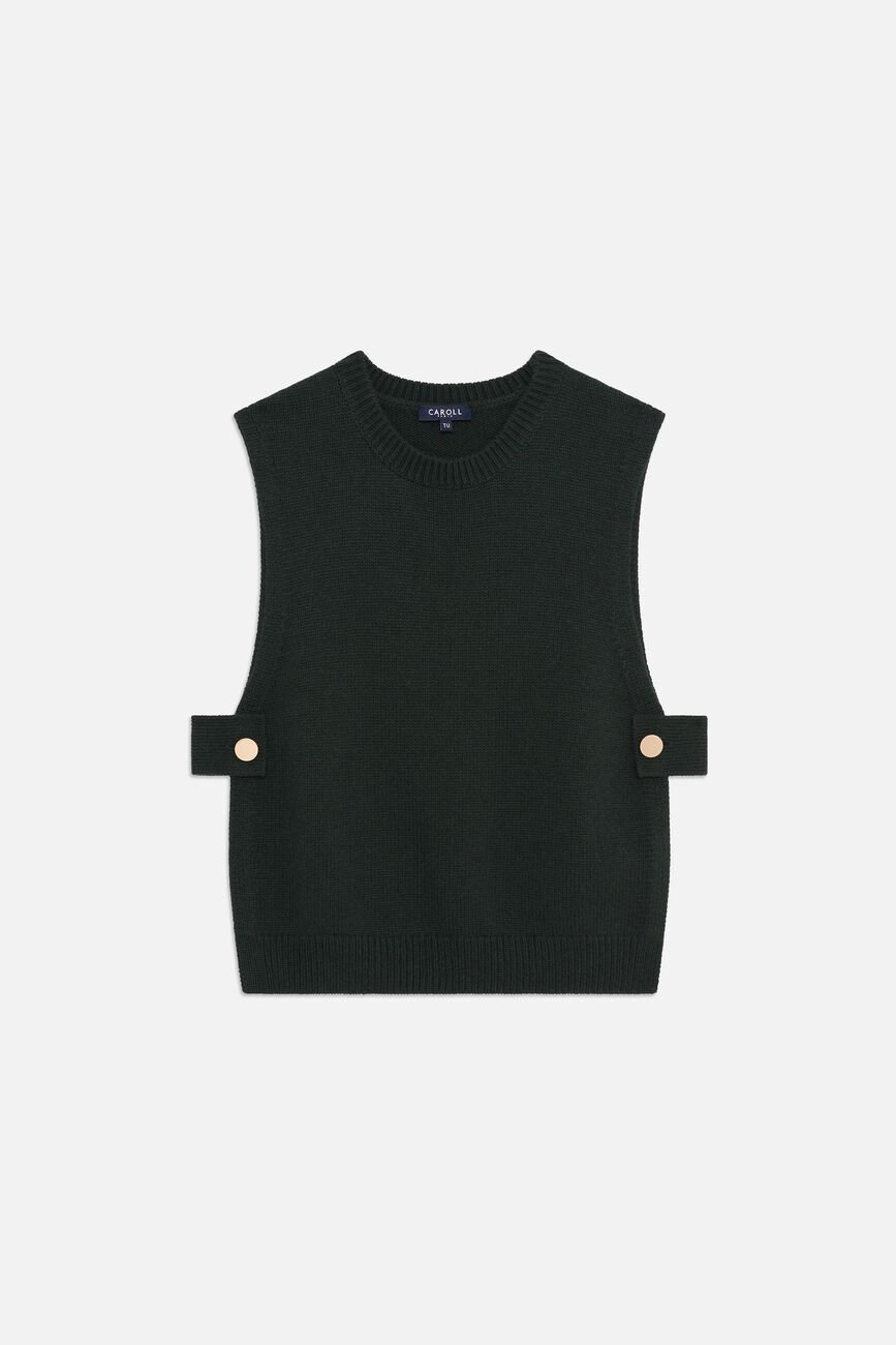 poncho hevy verde oscuro mujer