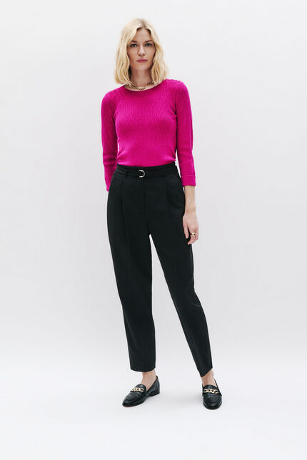maglione mjulietta rosa fucsia donna
