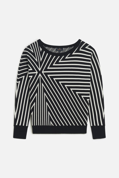 Pull malone noir femme