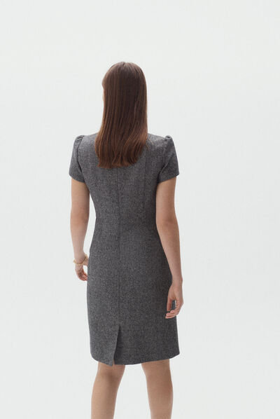 Abito Brooke grigio scuro donna