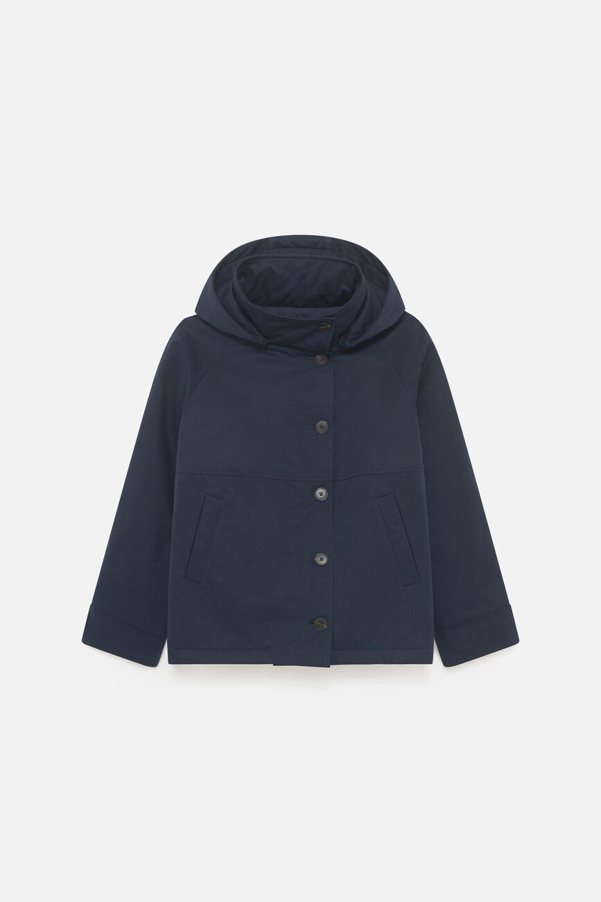Parka Ginie azul marino mujer