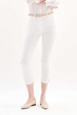 pantacourt mason blanc femme