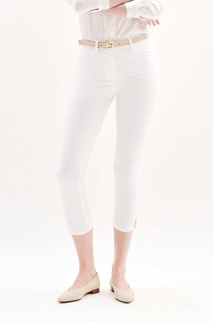 pantacourt mason blanc femme