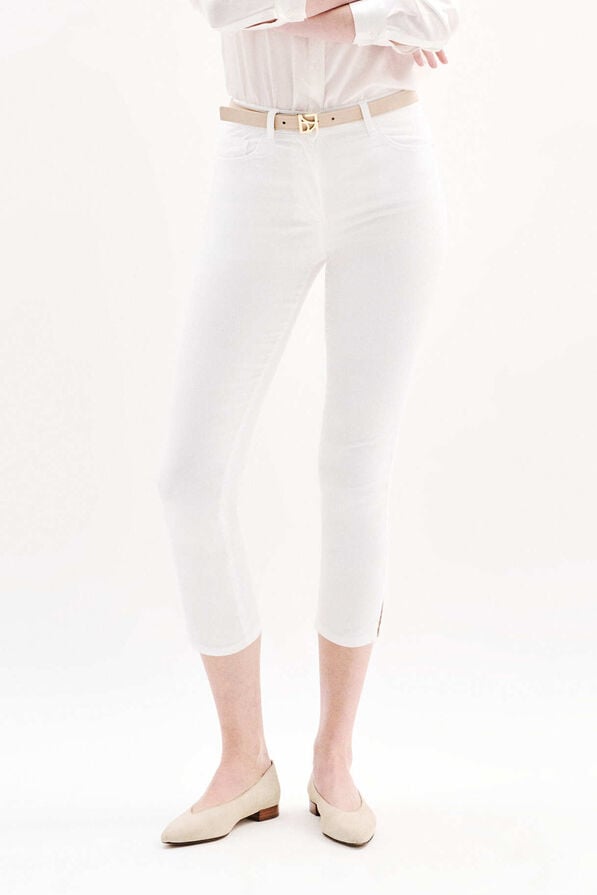 pantacourt mason blanc femme pantacourt mason blanc femme