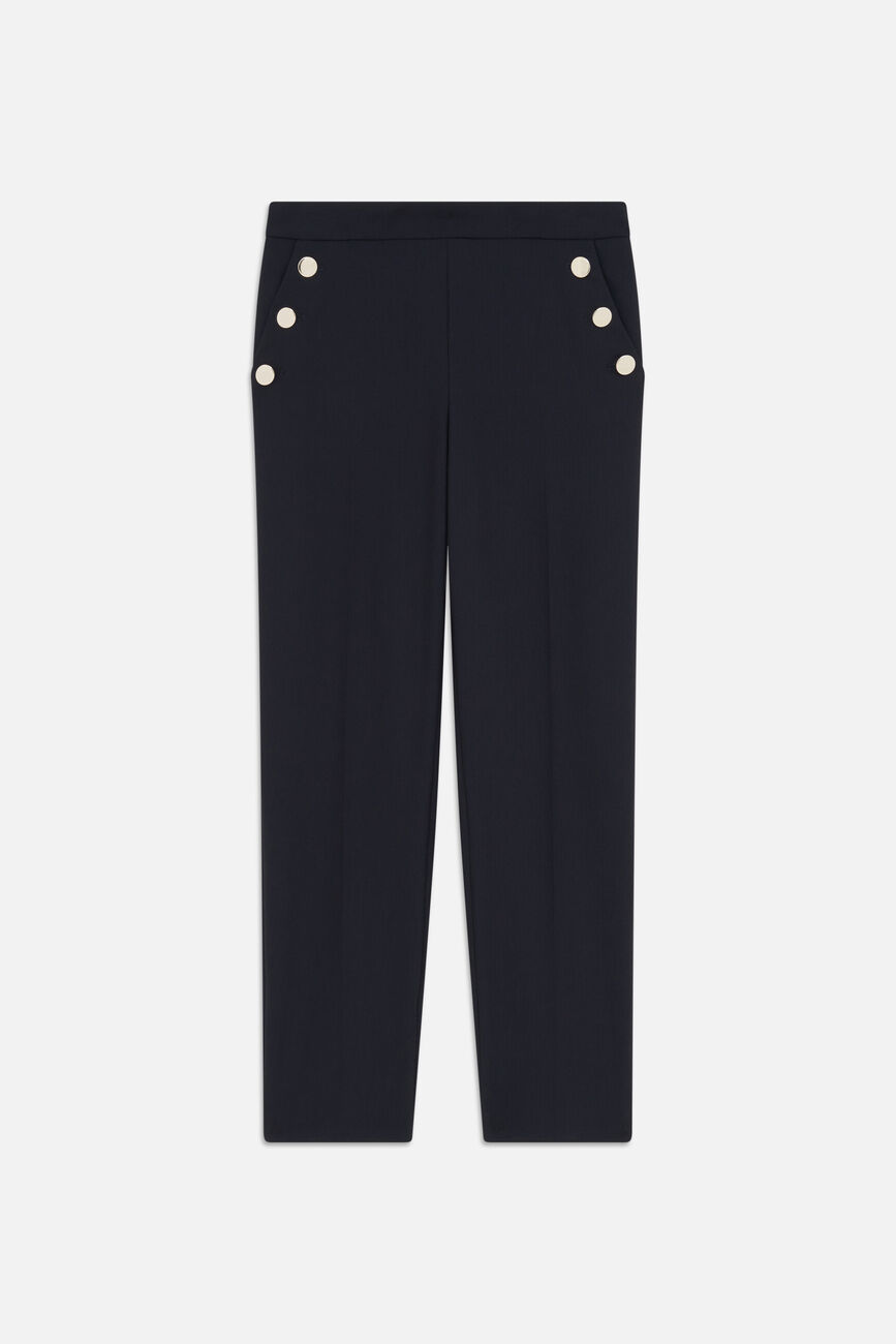 pantalon octavian bleu marine femme