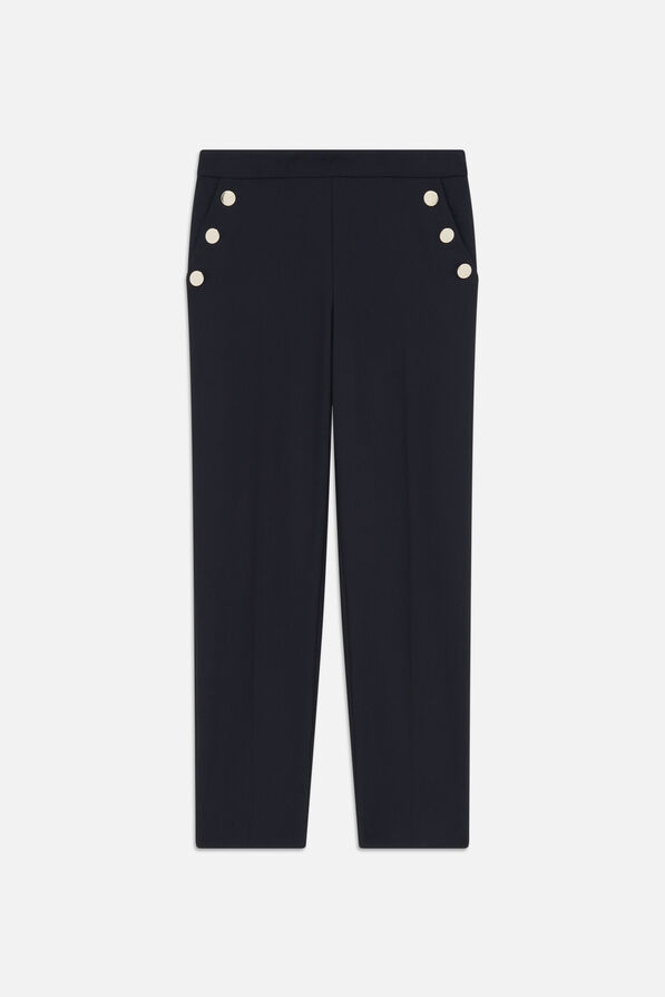 pantalon octavian bleu marine femme