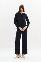 Viaduc jacket navy blue woman