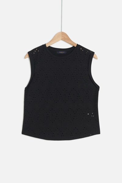 T-shirt tabora noir femme