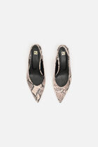 Escarpi3 natural leather sandals beige woman
