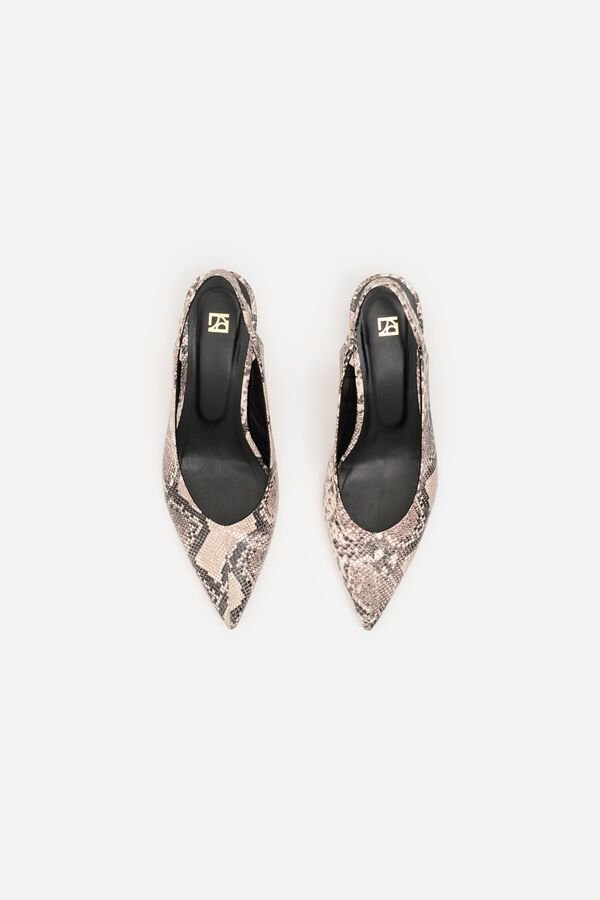 Sandales Escarpi3 en cuir naturel beige femme