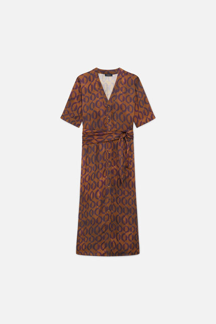 Robe Relisa camel femme