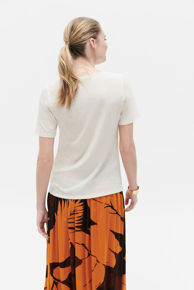 tshirt paloma ivoire femme