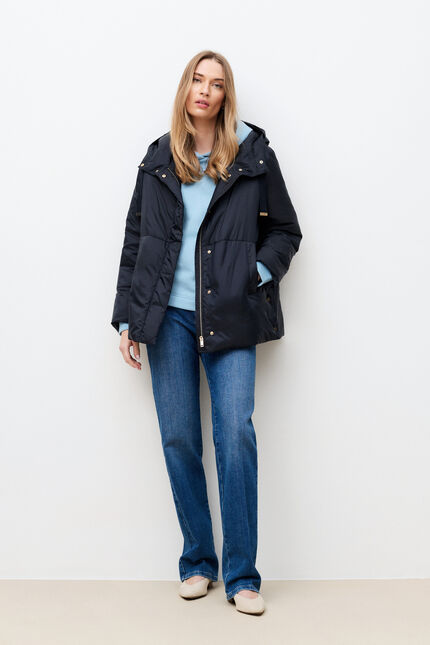 Manteau Galixe bleu marine femme