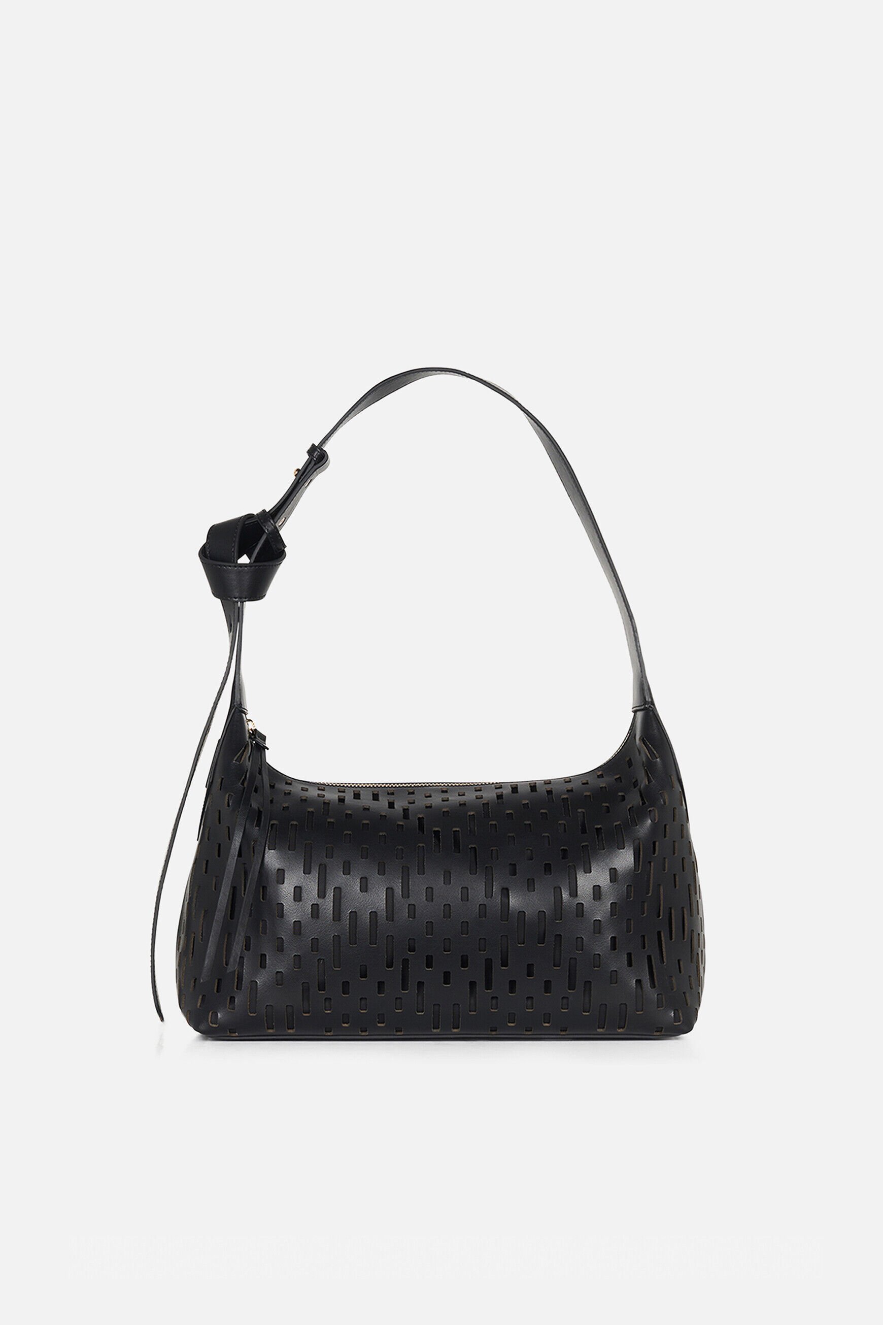 Sac Soalia en cuir noir femme