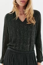 Tgala blouse silver grey woman