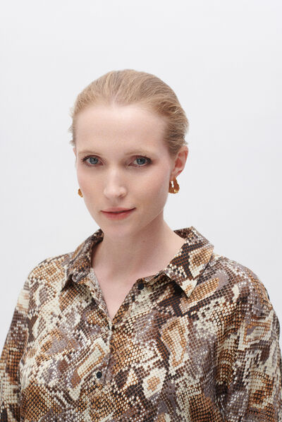 Chemise calma2 marron femme