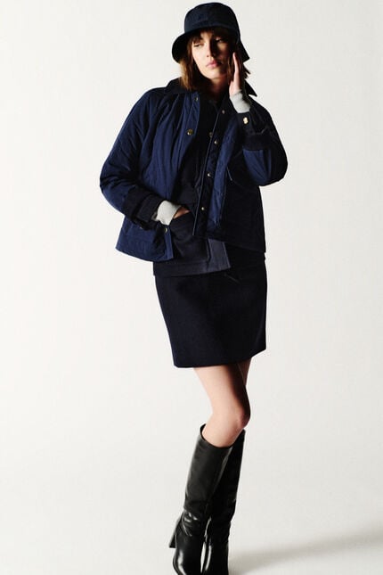 Parka Gombo blu navy donna