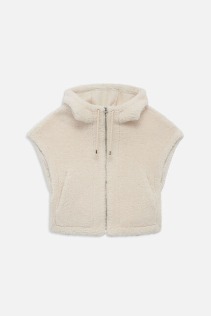 Manteau giboulee ivoire femme