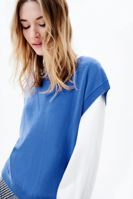 Maglione mathilde elektroblau donna