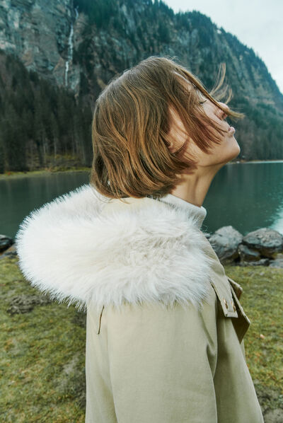 Parka galaska beige femme