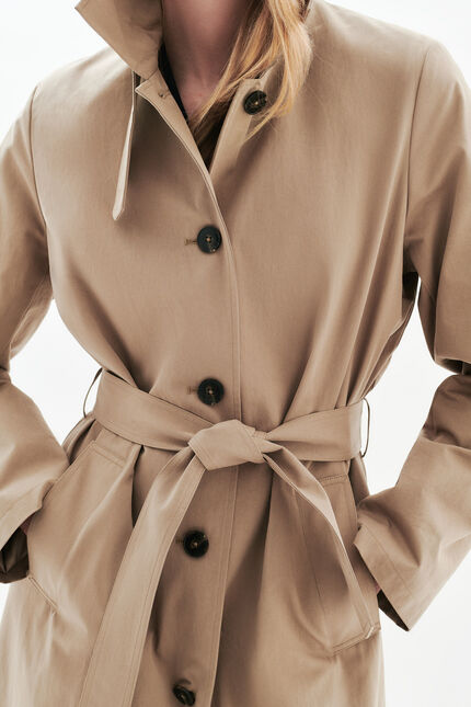 Trench Gelisolo taupe femme