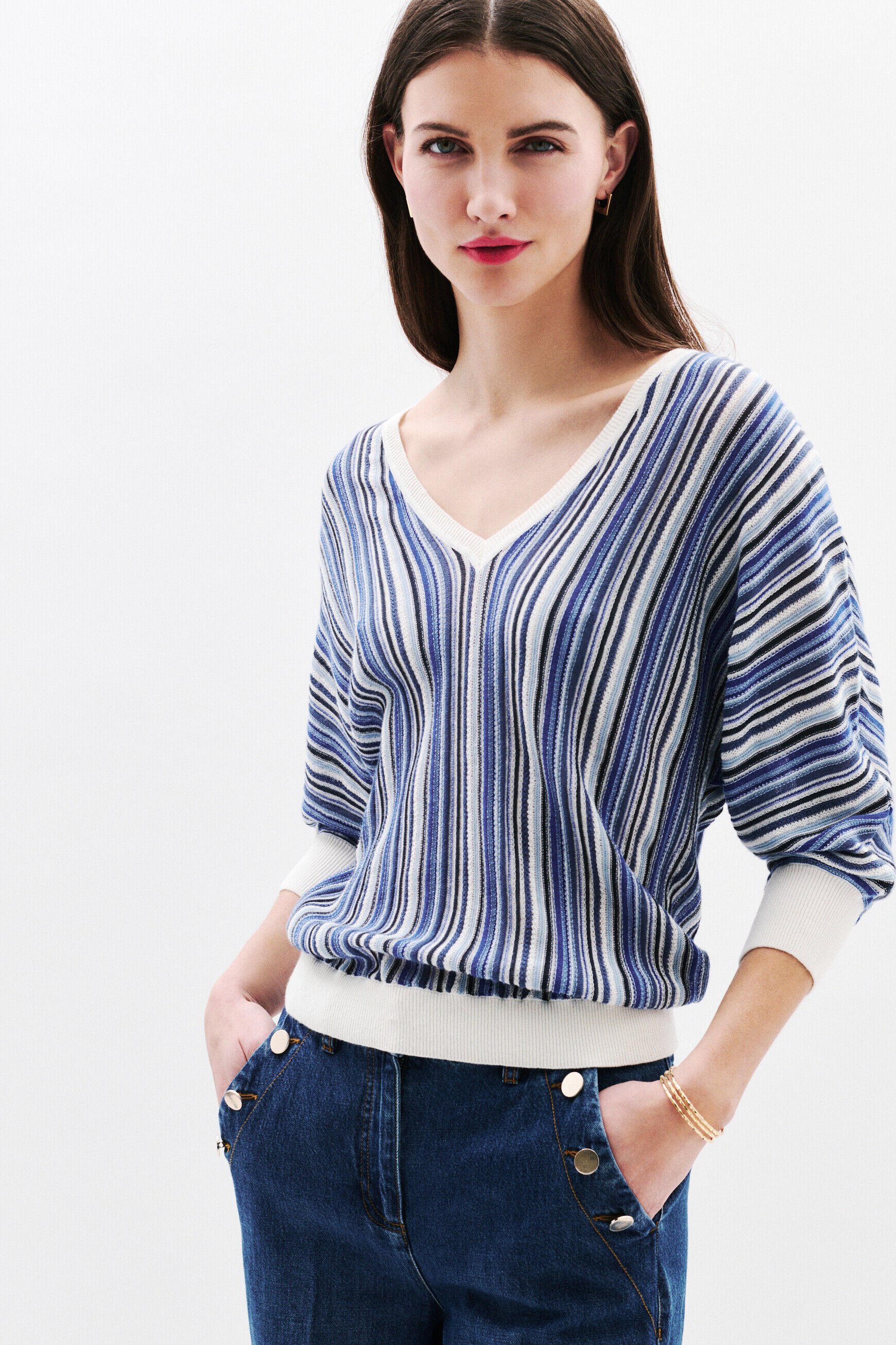 Pull Mdiego ivoire femme