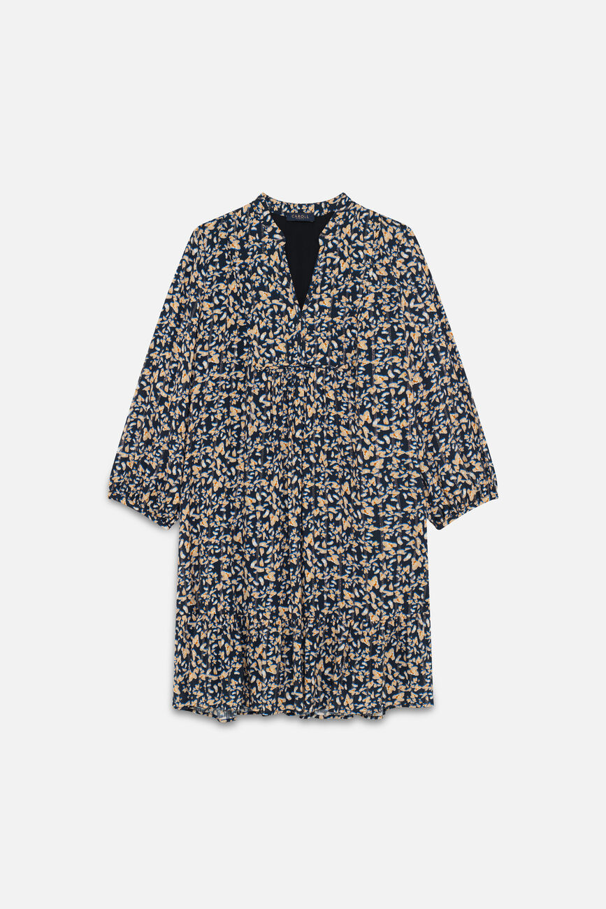 Robe Galilee bleu marine femme