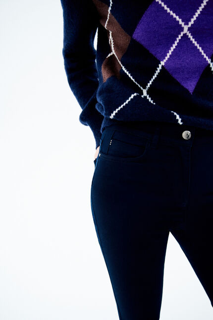 pantalon joss b bleu marine femme