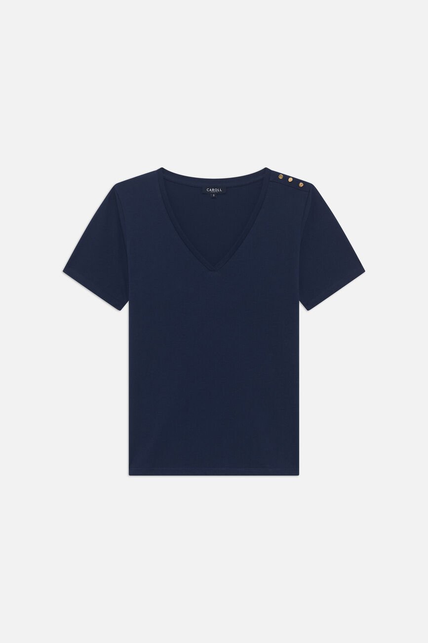 t-shirt manon bleu marine femme