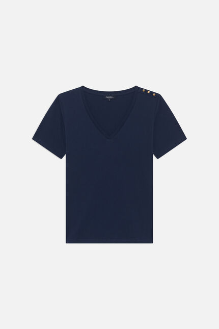 T-Shirt Manon marineblau damen
