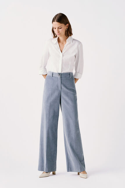 Peluche Hose himmelblau damen
