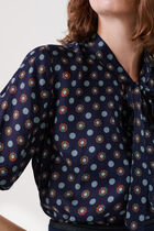 comeo shirt navy blue woman